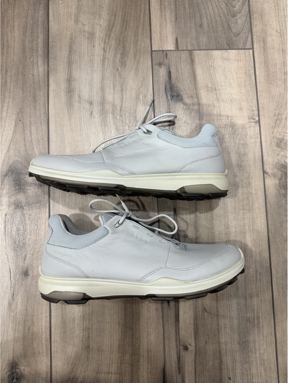 ECCO Golf Hydro Max Gray Shoes - 9-9.5